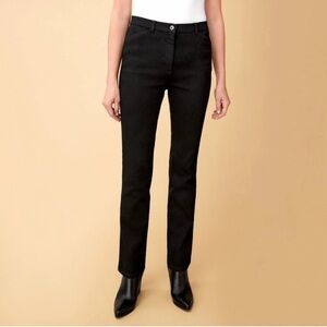 NORTHERN REFLECTIONS Ankle Black Essential Slim Black Pants Size 12 BRAND NEW
